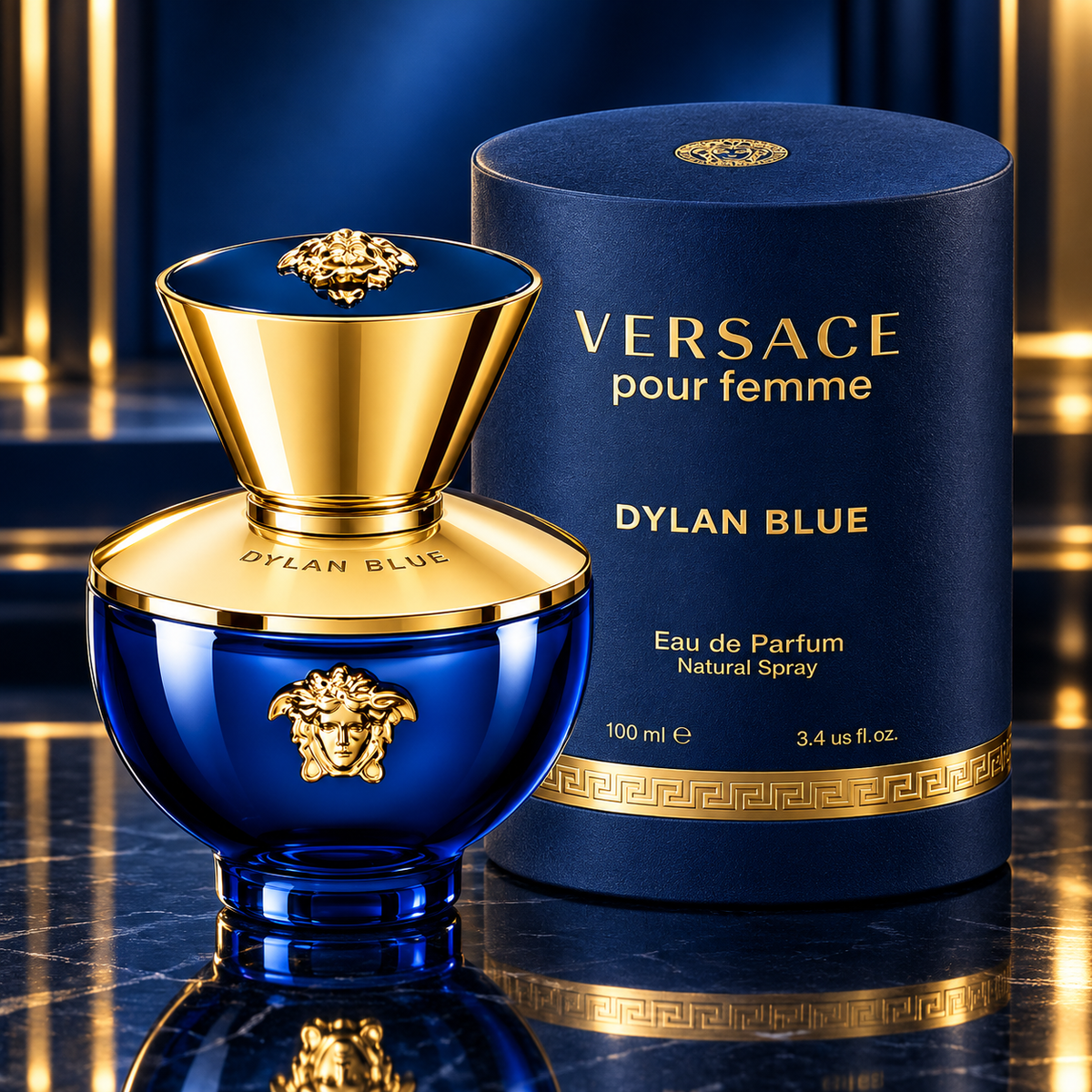 Versace Dylan Blue Pour Femme EDP 3.4 oz / 100 ml – Women's Perfume