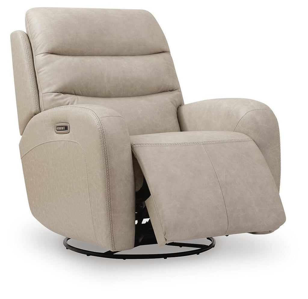 Stonewash Swivel Glider Recliner