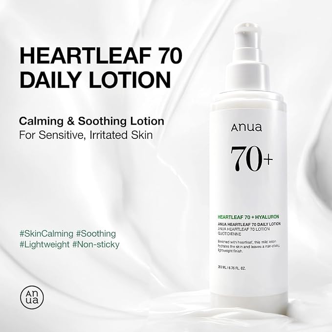 Anua Heartleaf Daily Lotion 200ml (6.76 fl oz) – Lightweight Facial Moisturizer