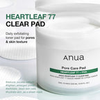 Anua Heartleaf 77 Toner Pads -70 Pads – Soothing & Hydrating Facial Pads