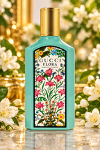 Gucci Flora Gorgeous Jasmine EDP 3.3 oz / 100 ml – Women's Luxury Perfume for Women