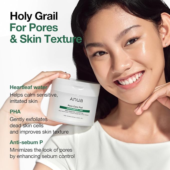 Anua Heartleaf 77 Toner Pads -70 Pads – Soothing & Hydrating Facial Pads