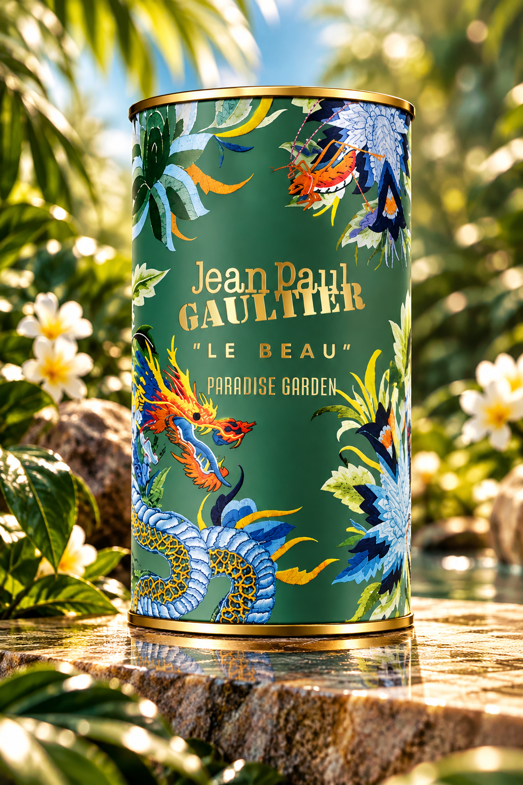 Jean Paul Gaultier Le Beau Paradise Garden Eau de Parfum 4.2 oz / 125 ml for Men