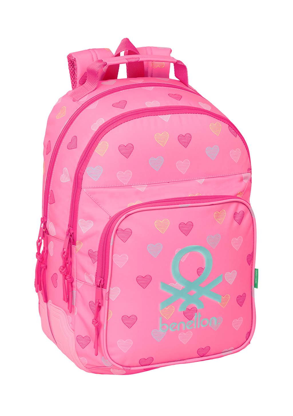 Benetton Hearts Large Backpack
