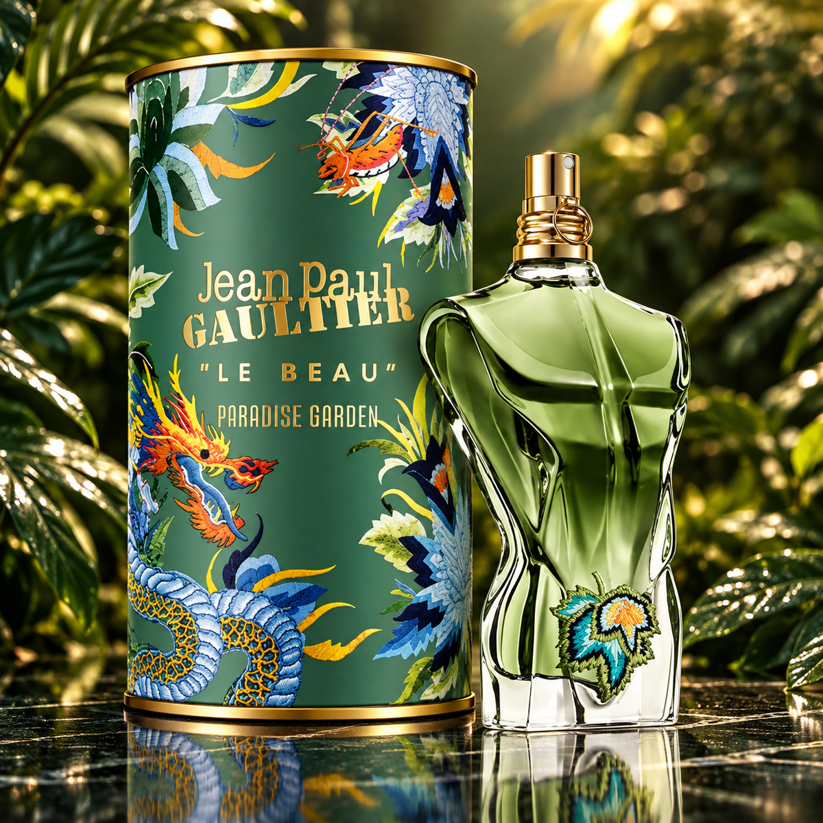 Jean Paul Gaultier Le Beau Paradise Garden Eau de Parfum 4.2 oz / 125 ml for Men