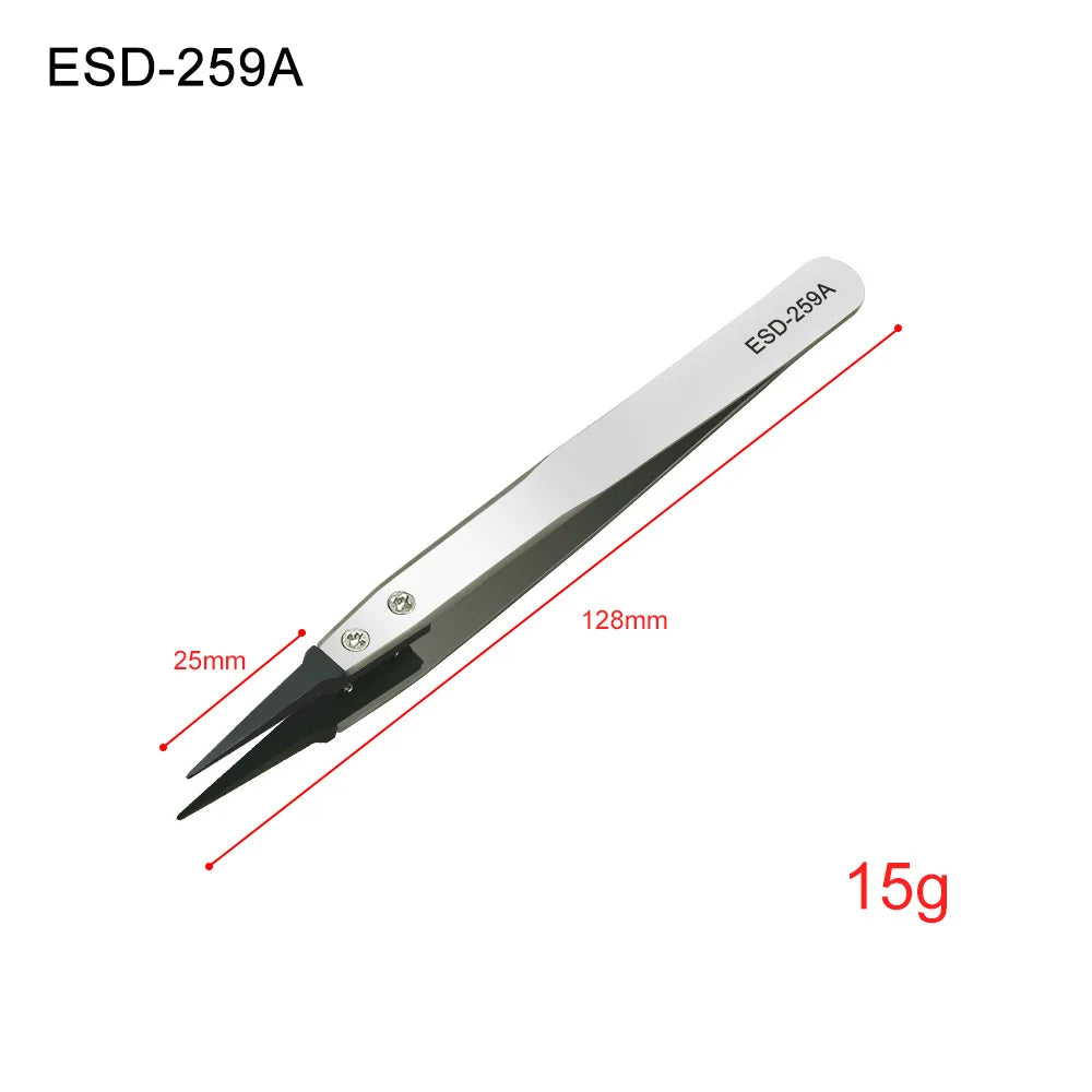 ESD-Safe Precision Tweezers Set