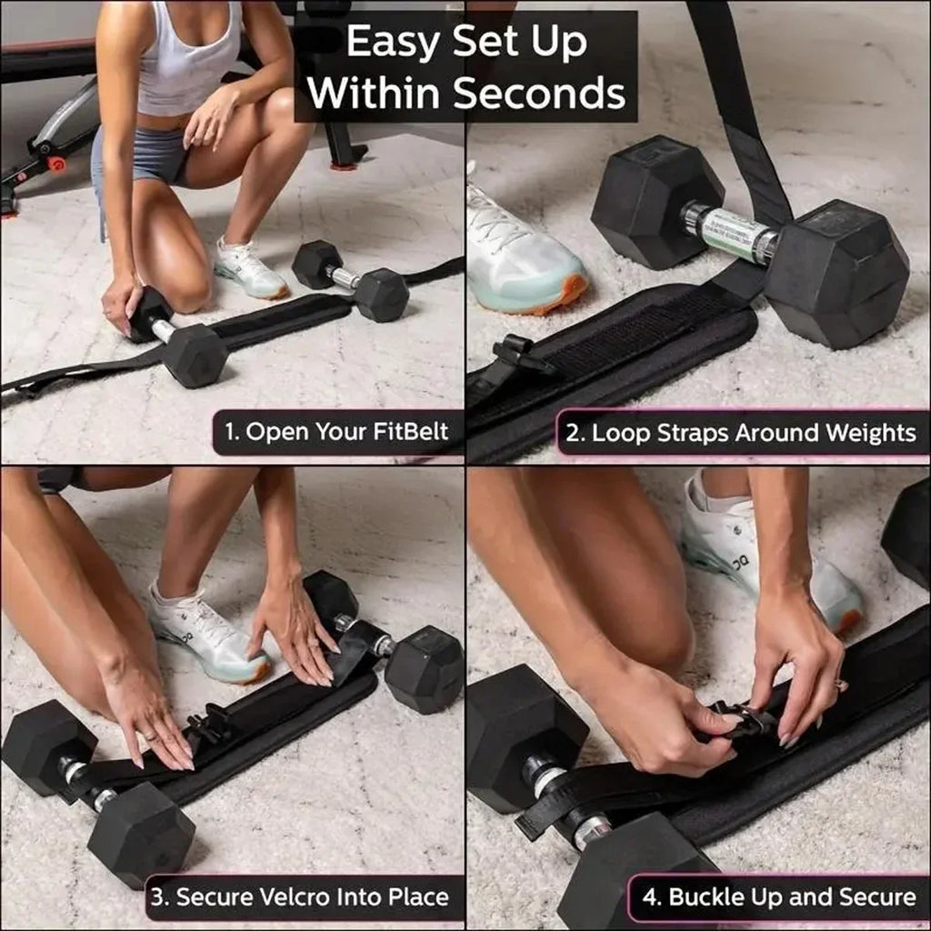 Adjustable Weighted Hip Training Belt