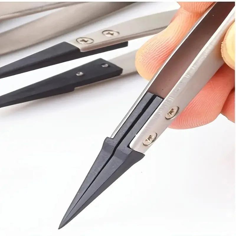 ESD-Safe Precision Tweezers Set
