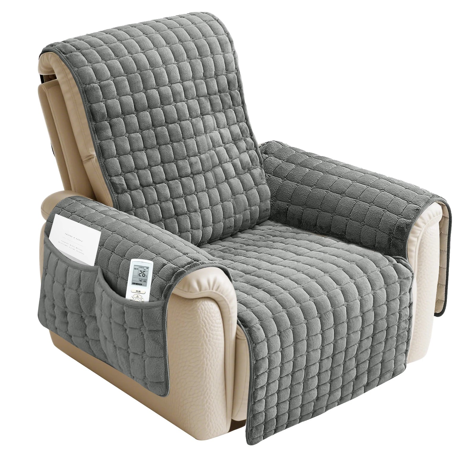 Stonewash Swivel Glider Recliner