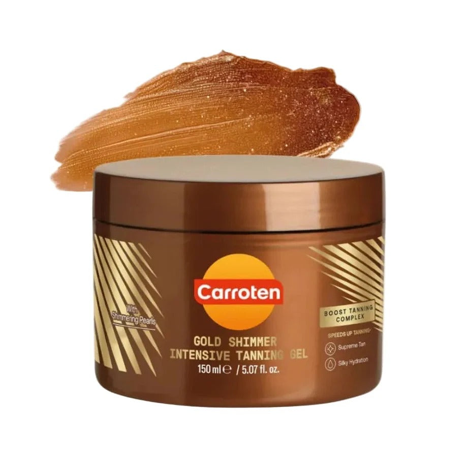 Gold Shimmer Intensive Tanning Gel | Golden Glow Tanning Gel