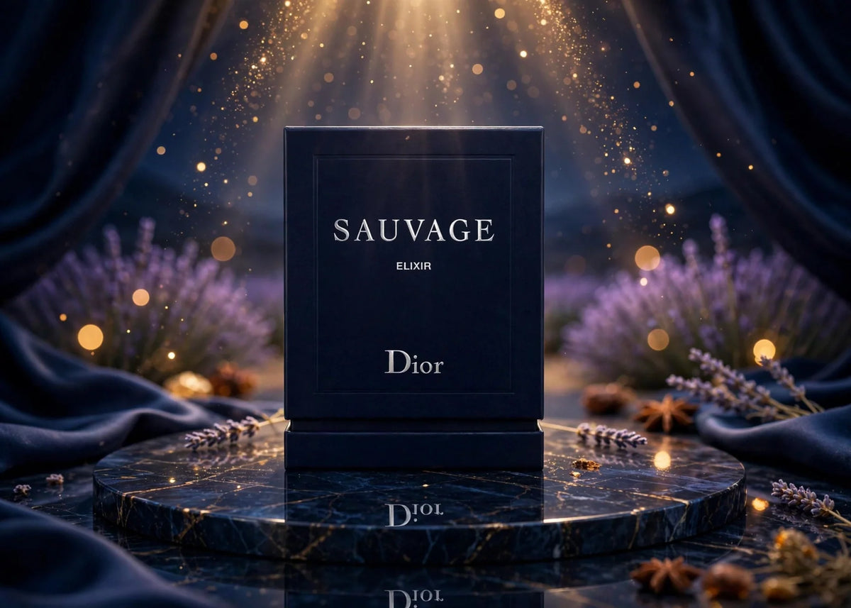 Dior Sauvage Elixir Parfum for Men 3.4 fl oz / 100ml Intense Long-Lasting Fragrance