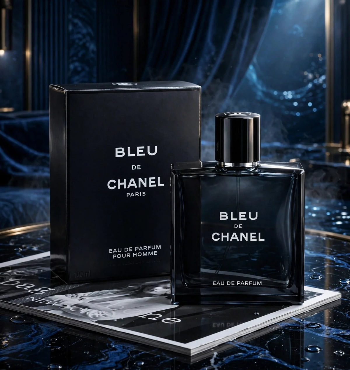 Chanel Bleu de Chanel Eau de Parfum for Men, 3.4 oz / 100 ml