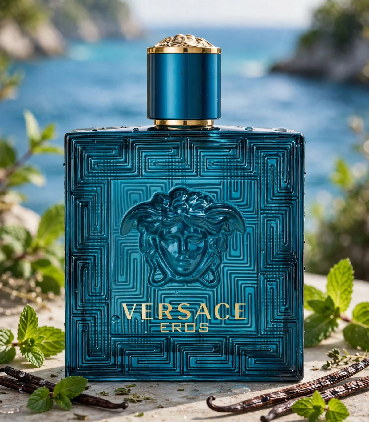 Versace Eros Eau de Toilette for Men, 3.4 oz / 100 mL