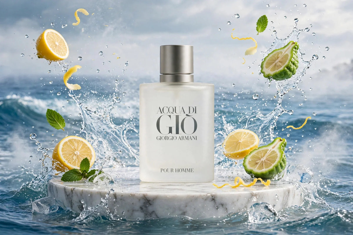 Giorgio Armani Acqua Di Gio EDT for Men 3.4 oz (100ml) – Luxury Fresh Aquatic Fragrance