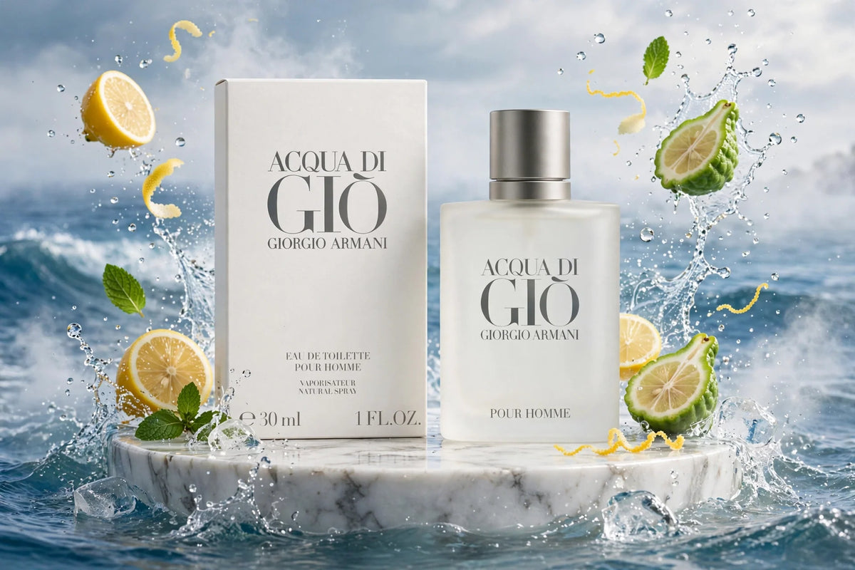 Giorgio Armani Acqua Di Gio EDT for Men 3.4 oz (100ml) – Luxury Fresh Aquatic Fragrance