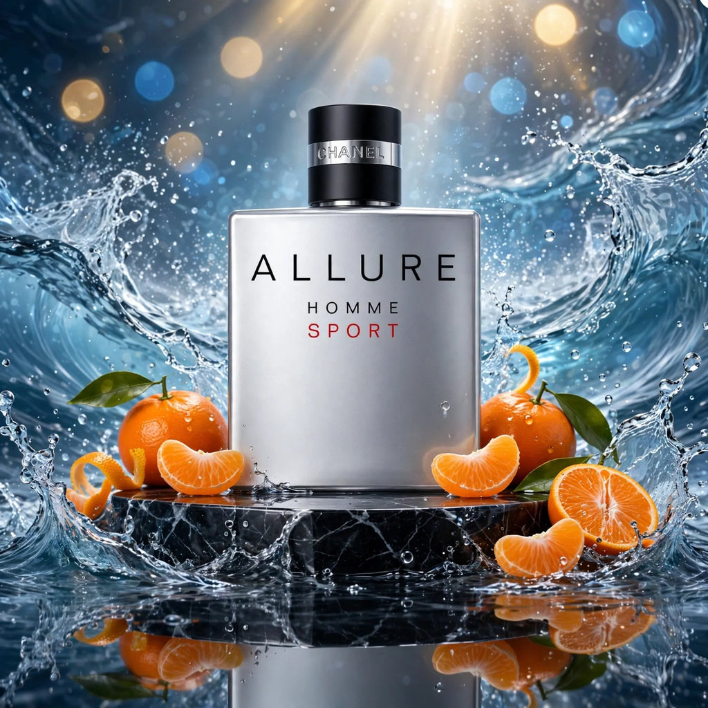 CHANEL Allure Homme Sport Eau de Toilette for Men, 3.4 oz / 100 mL