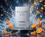 CHANEL Allure Homme Sport Eau de Toilette for Men, 3.4 oz / 100 mL