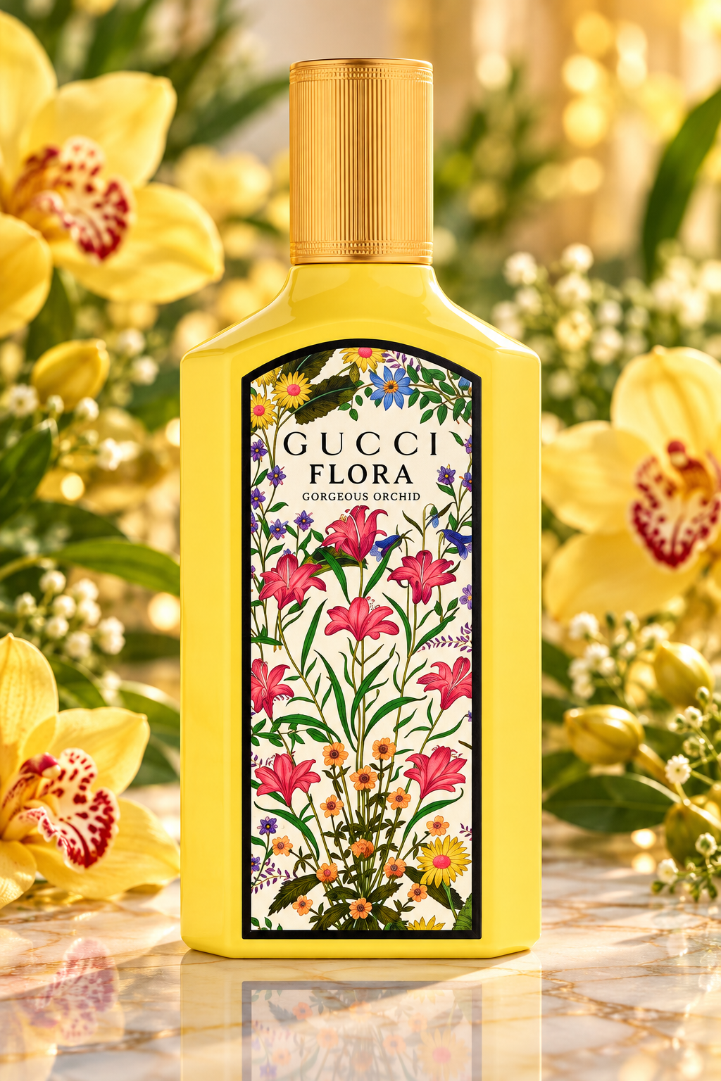 Gucci Flora Gorgeous Orchid EDP 3.3 oz / 100 ml – Women's Refillable Perfume for Women