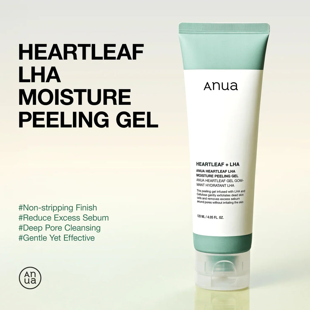 Heartleaf LHA Moisture Peeling Gel – Gentle Exfoliating Facial Gel