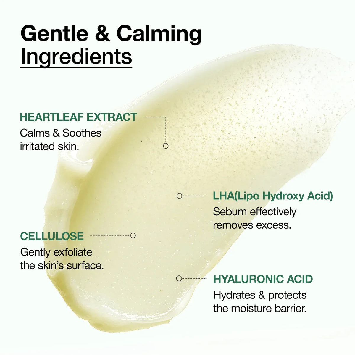 Heartleaf LHA Moisture Peeling Gel – Gentle Exfoliating Facial Gel