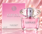 Versace Bright Crystal EDT 3.0 oz / 90 ml – Women's Floral Fruity Perfume for Women