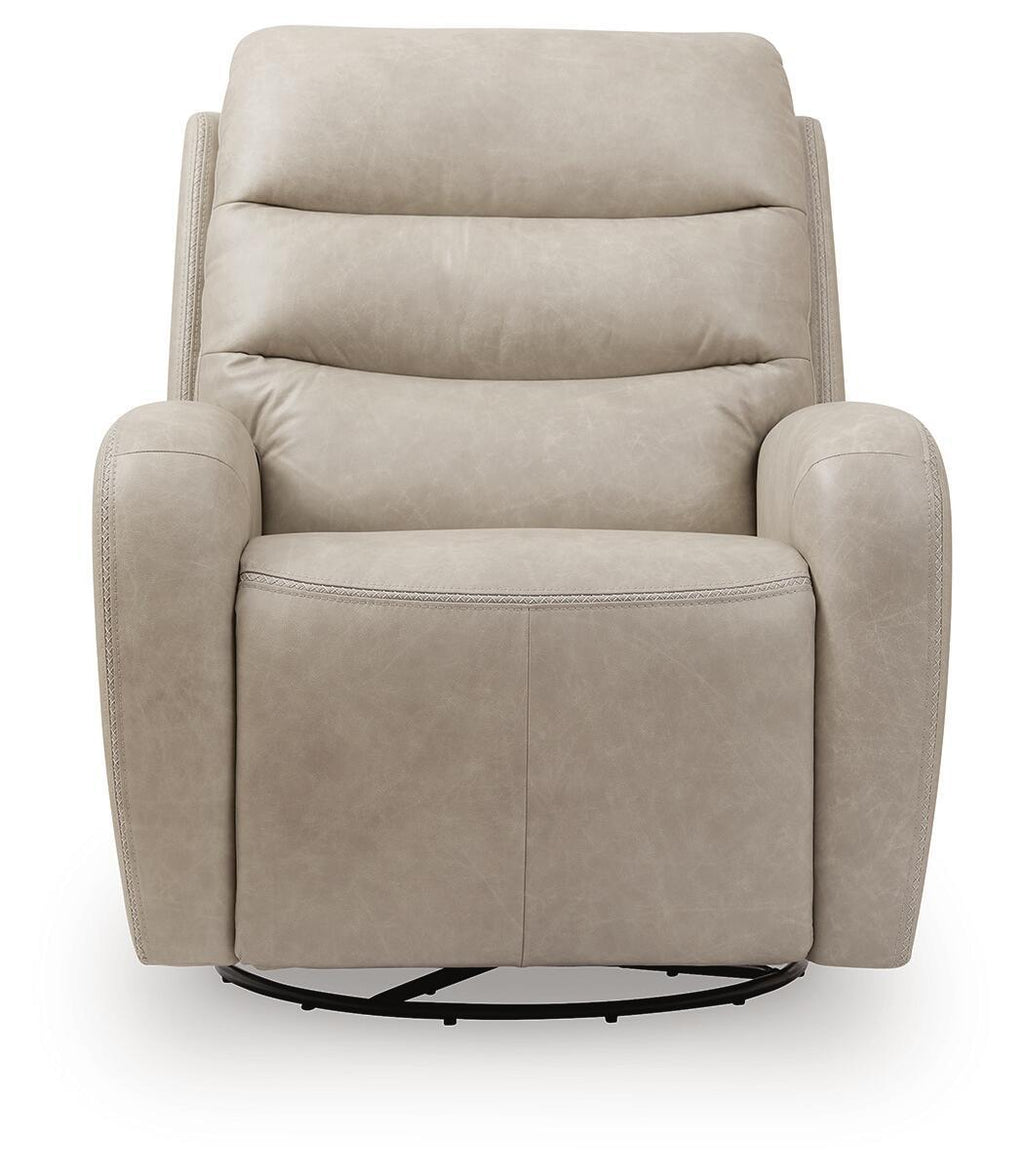 Stonewash Swivel Glider Recliner