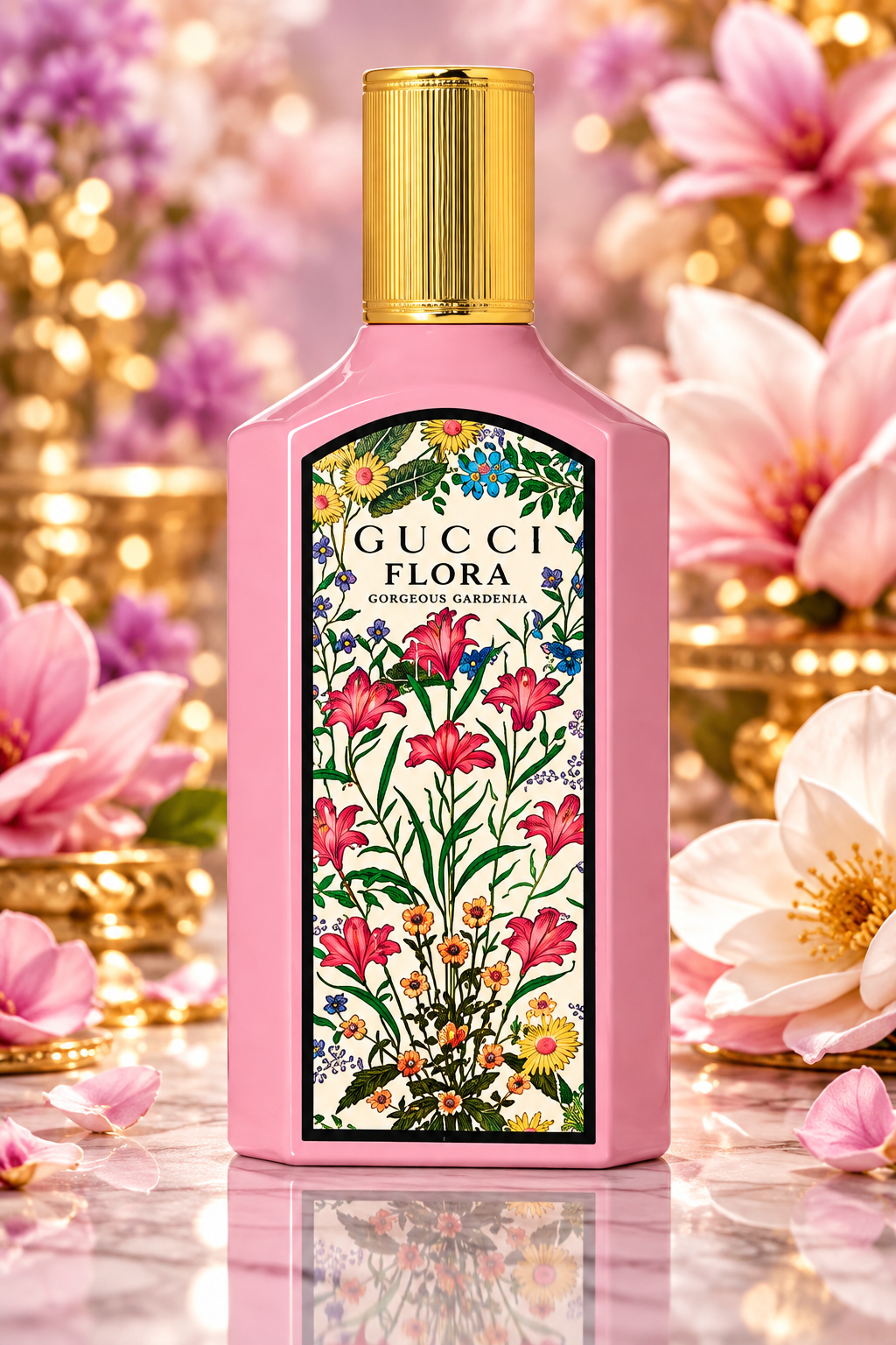 Gucci Flora Gorgeous Gardenia EDP 3.3 oz / 100 ml – Women's Luxury Perfume for Women